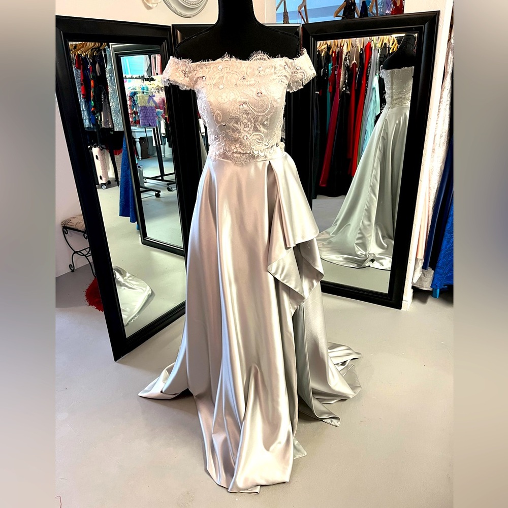 2pc long dress